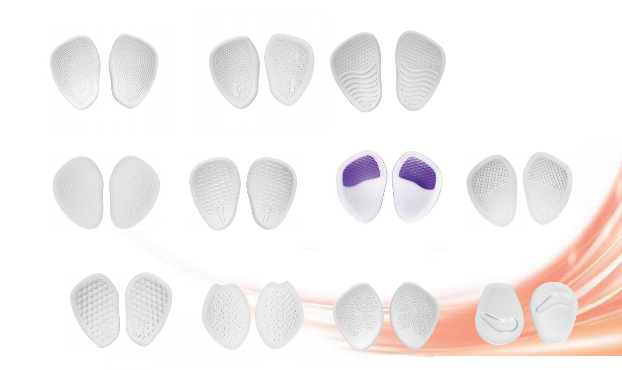 PU GEL טיפוח כף הרגל כדור כרית כף הרגל