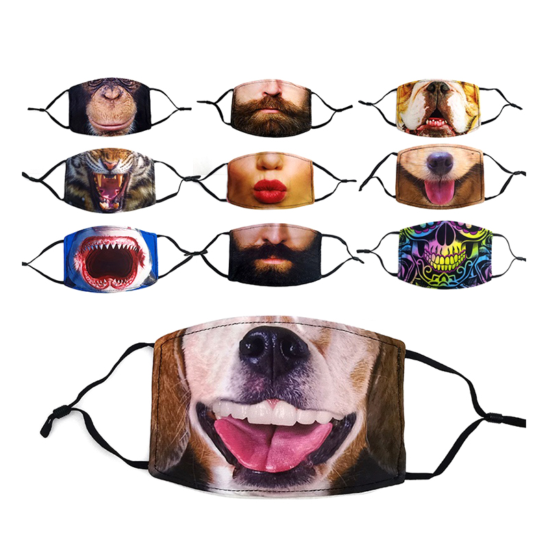 מסכת כותנה למבוגרים מסוגננת רחיץ לשימוש חוזר בסיטונאי 