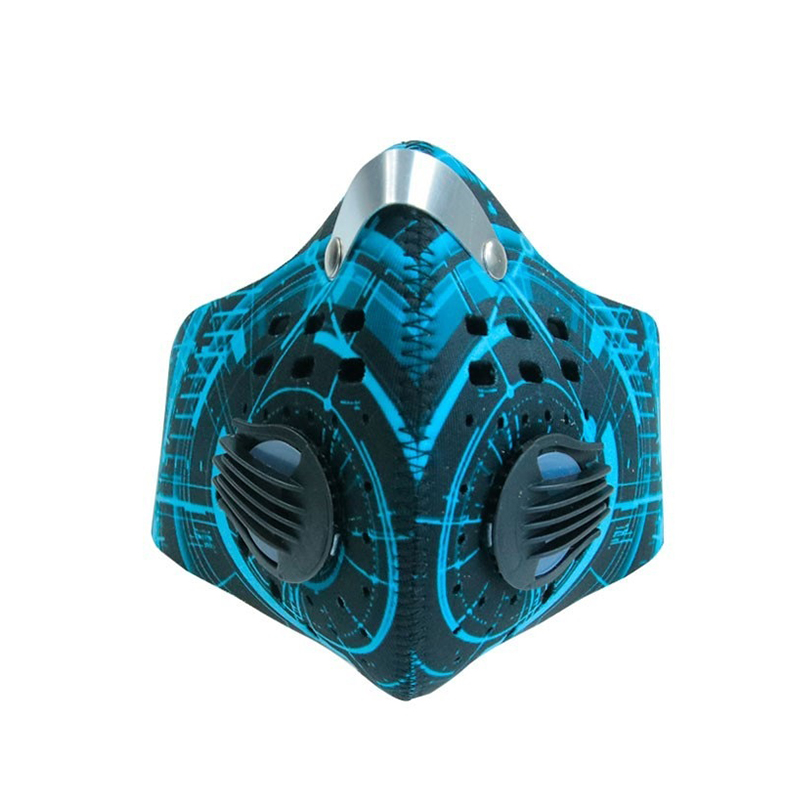 מסכת רכיבה על אופניים לנשימה לשני המינים עם לולאות אוזניים מתכווננות 