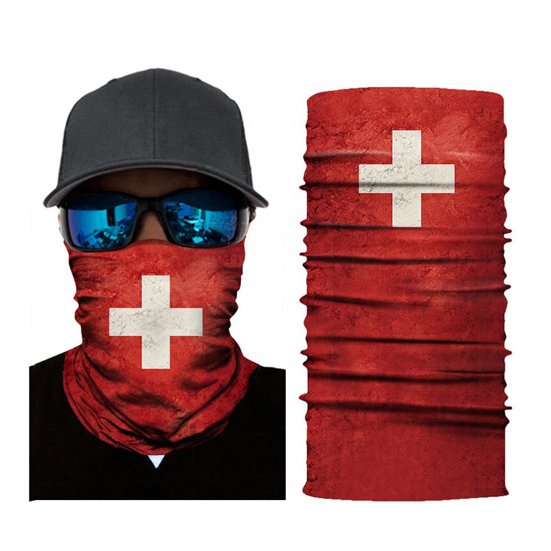 מסכת רכיבה על אופניים מכותנה אישית למגן פנים 