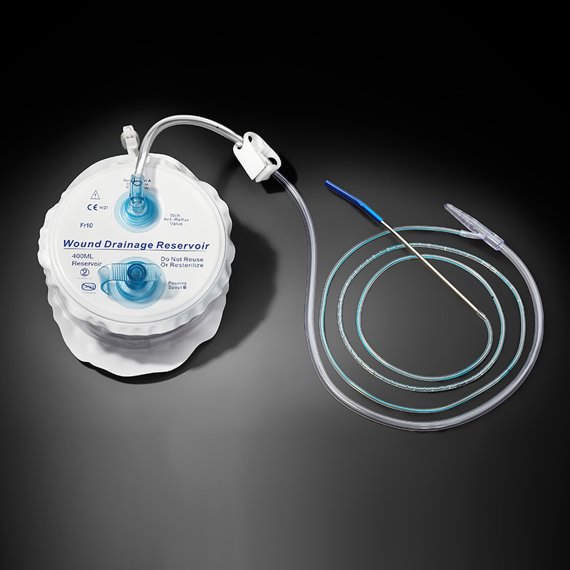 מאגר ניקוז פצעים (עם קפיץ)