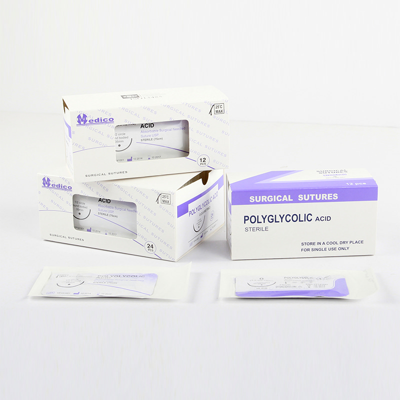 תפרים כירורגיים נספגים POLYGLYCOLICACID (PGA)