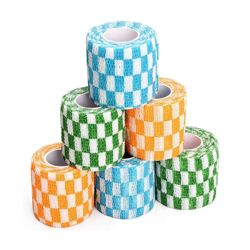 עמיד למים אלסטי לא ארוג תחבושת מלוכדת תחבושות מודבקות